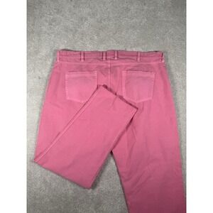 Turtleson Mens Pants Size 40x30 Pink Cotton Blend Casual Comfort Casual 5-Pocket